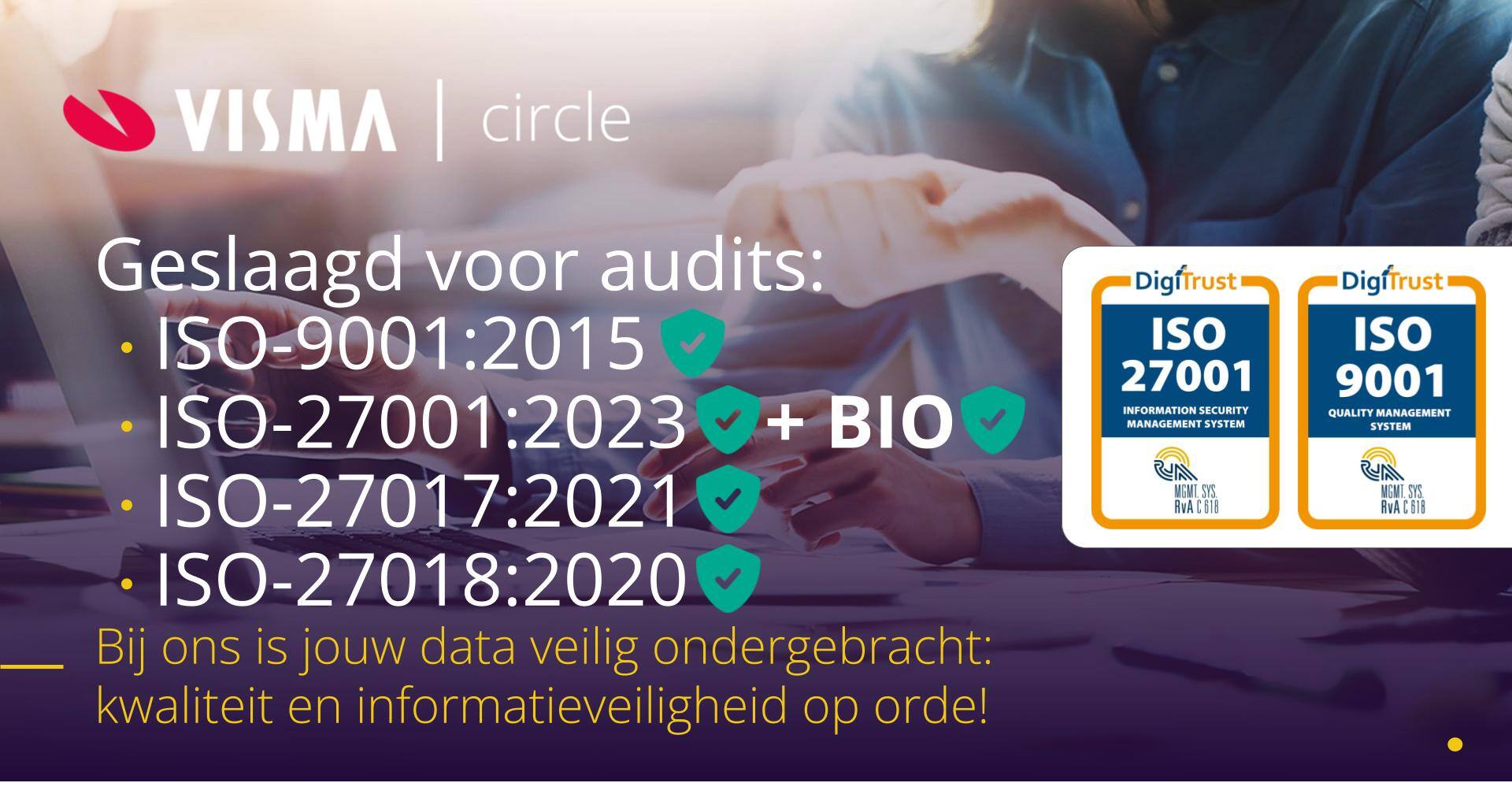 Visma Circle doorstaat ISO/IEC-audits met glans! (2024)